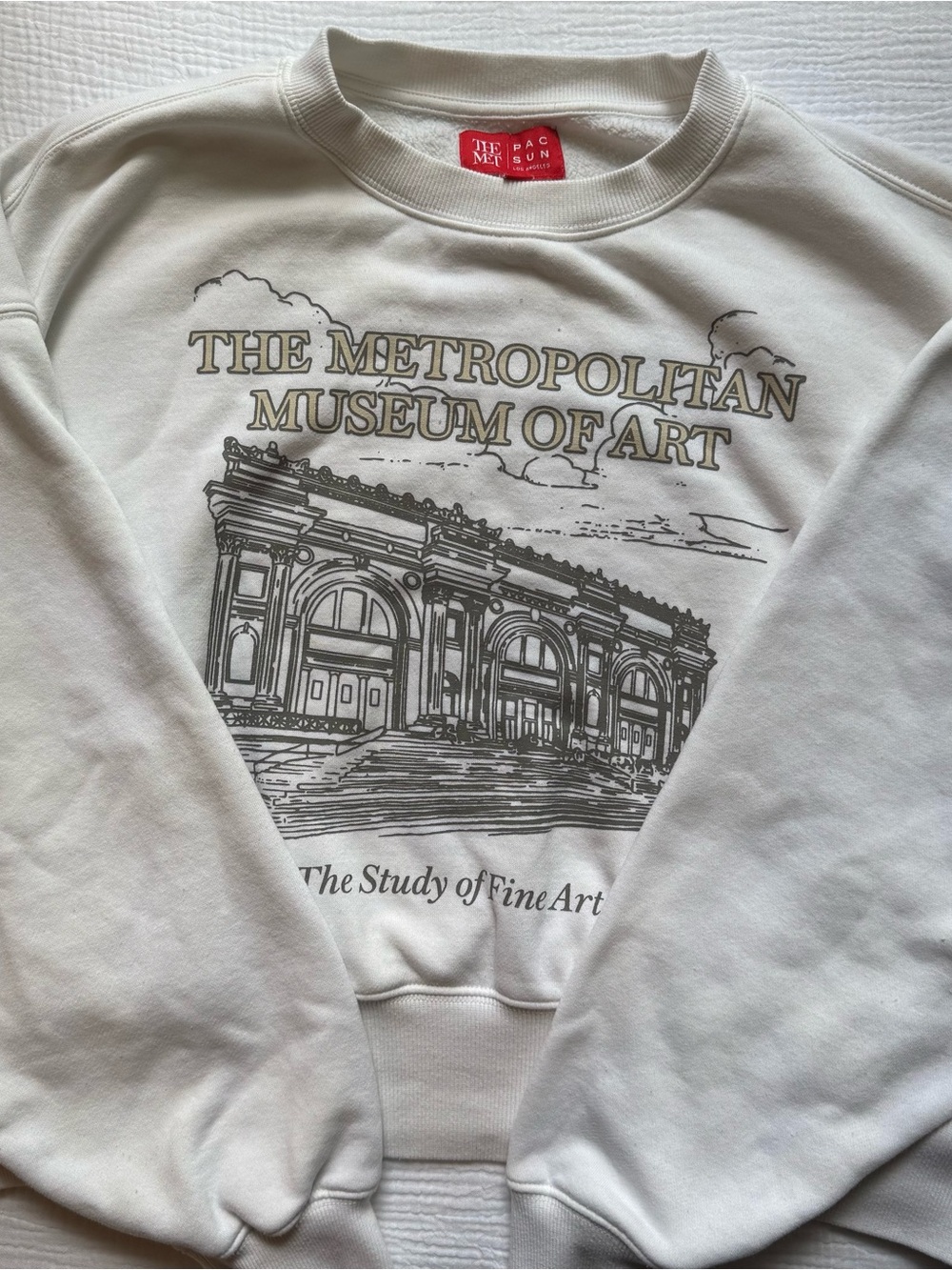 The Metropolitan Museum of Art White Crewneck Sweatshirt by PacSun